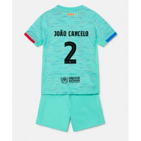 Barcelona Joao Cancelo #2 Tredje Kläder Barn 2023-24 Kortärmad (+ Korta byxor)